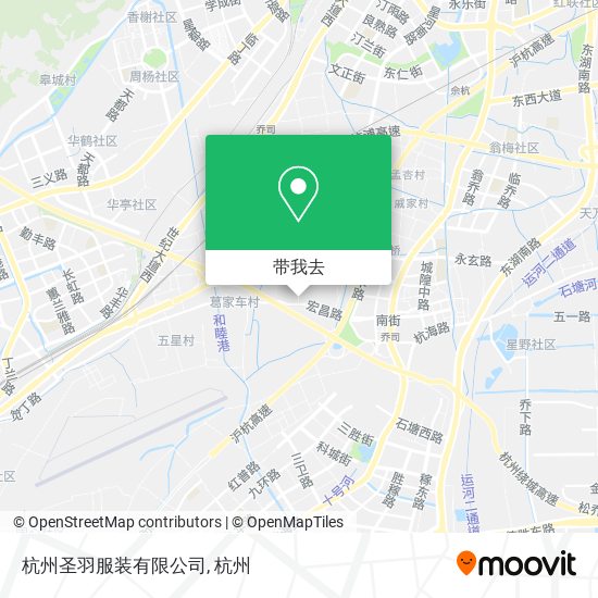 杭州圣羽服装有限公司地图
