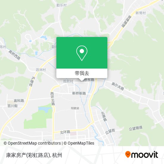 康家房产(彩虹路店)地图