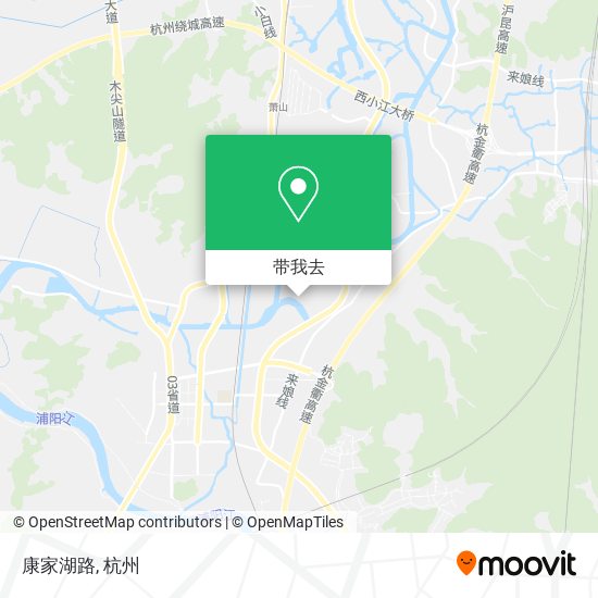 康家湖路地图