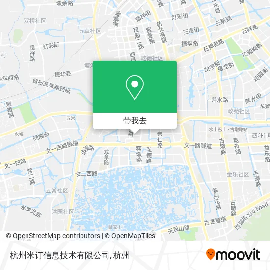 杭州米订信息技术有限公司地图