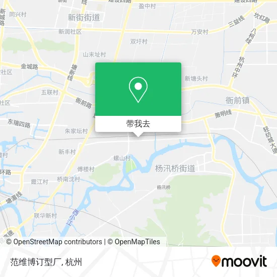 范维博订型厂地图
