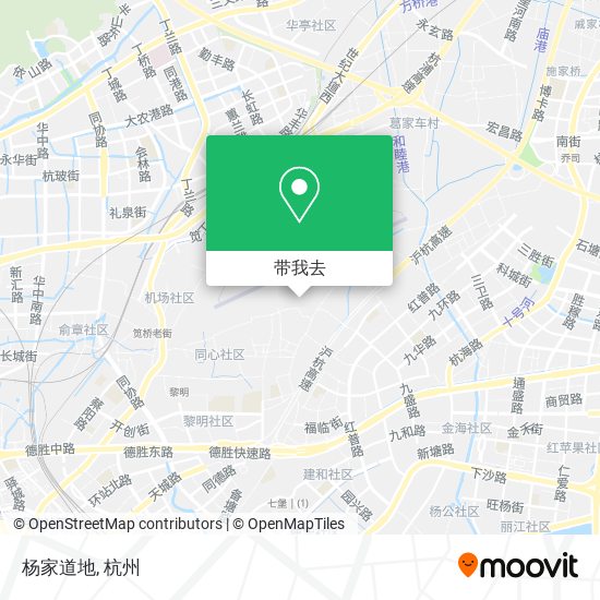 杨家道地地图