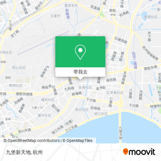 九堡新天地地图