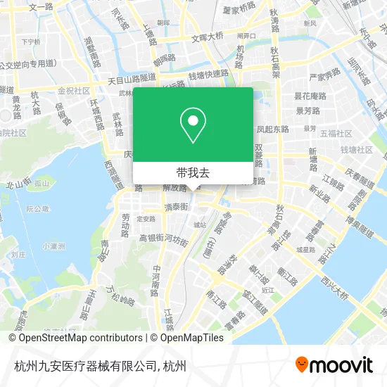 杭州九安医疗器械有限公司地图