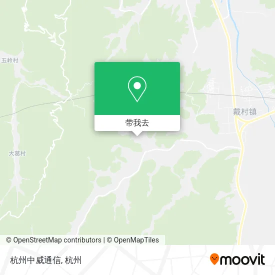 杭州中威通信地图