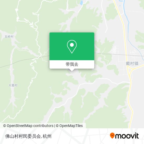 佛山村村民委员会地图