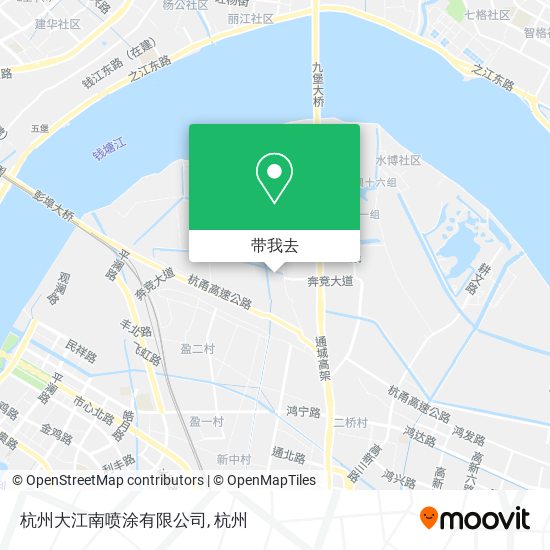 杭州大江南喷涂有限公司地图