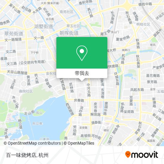 百一味烧烤店地图