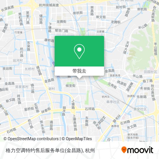 格力空调特约售后服务单位(金昌路)地图