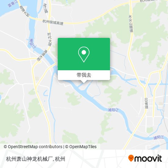 杭州萧山神龙机械厂地图