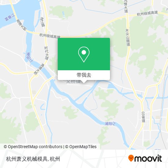 杭州萧义机械模具地图