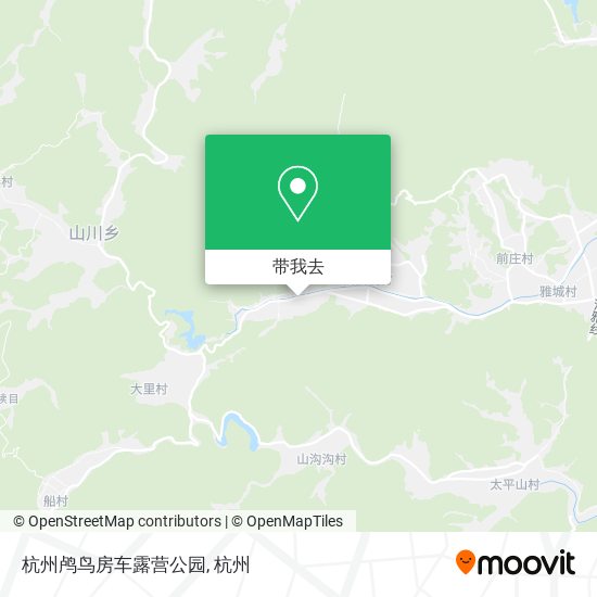 杭州鸬鸟房车露营公园地图