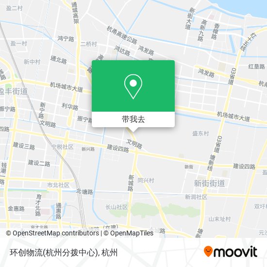 环创物流(杭州分拨中心)地图