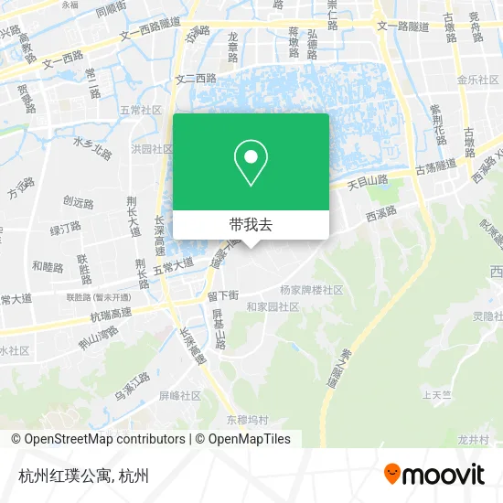 杭州红璞公寓地图