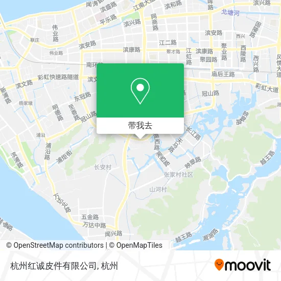 杭州红诚皮件有限公司地图