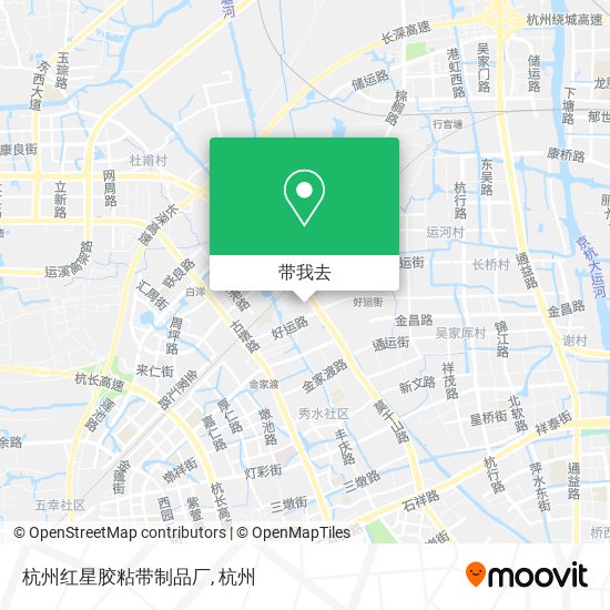 杭州红星胶粘带制品厂地图