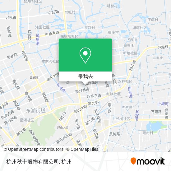 杭州秋十服饰有限公司地图