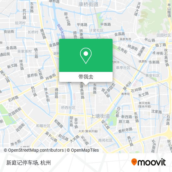 新庭记停车场地图