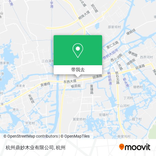 杭州鼎妙木业有限公司地图