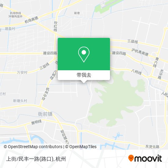 上街/民丰一路(路口)地图