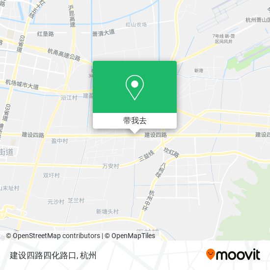 建设四路四化路口地图