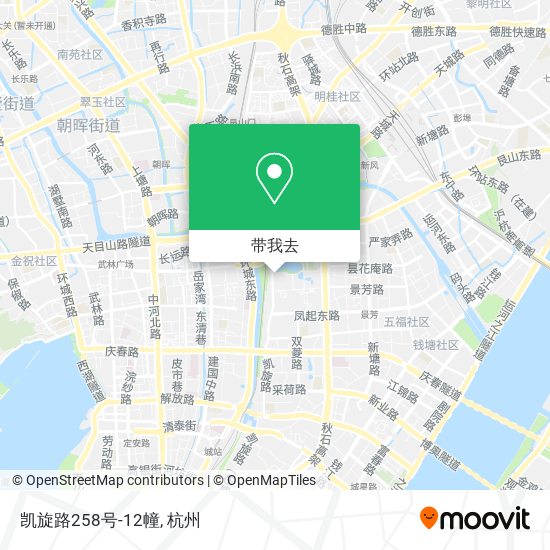 凯旋路258号-12幢地图