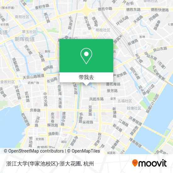 浙江大学(华家池校区)-浙大花圃地图