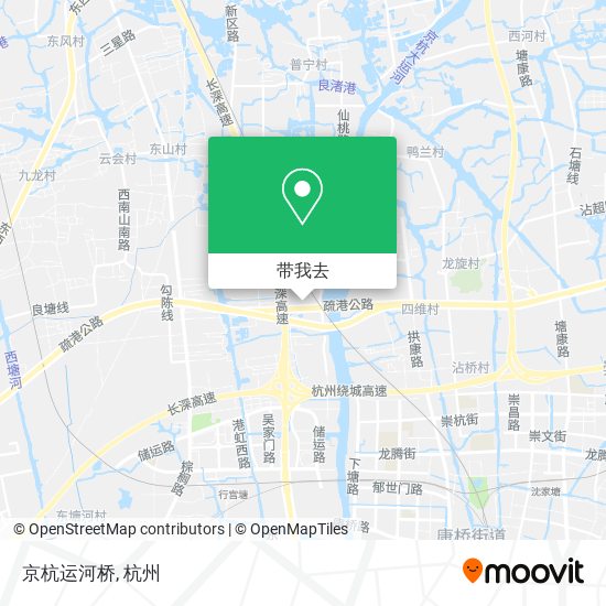 京杭运河桥地图