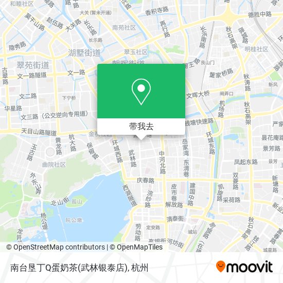 南台垦丁Q蛋奶茶(武林银泰店)地图