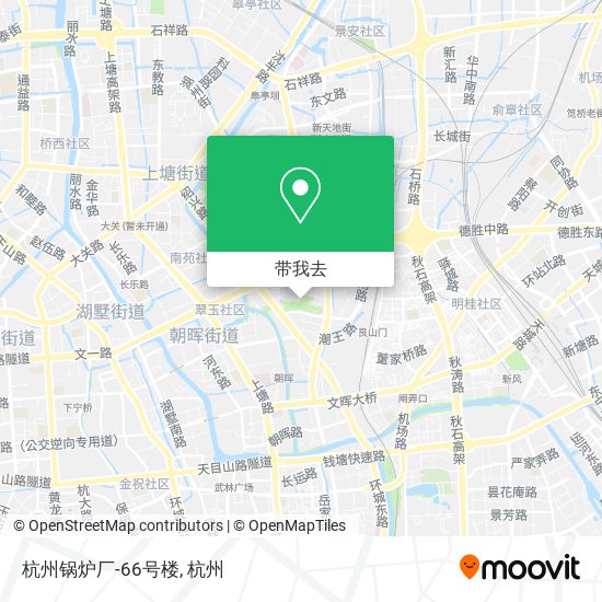 杭州锅炉厂-66号楼地图
