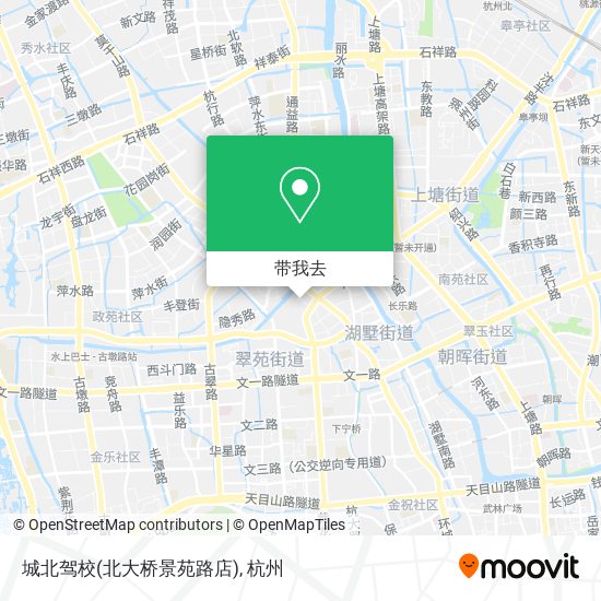 城北驾校(北大桥景苑路店)地图