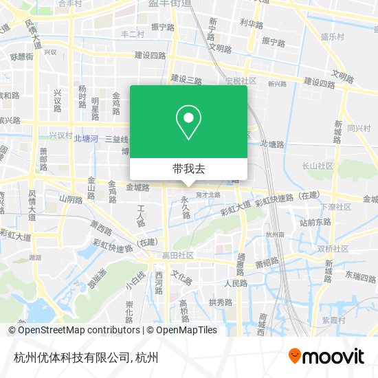 杭州优体科技有限公司地图