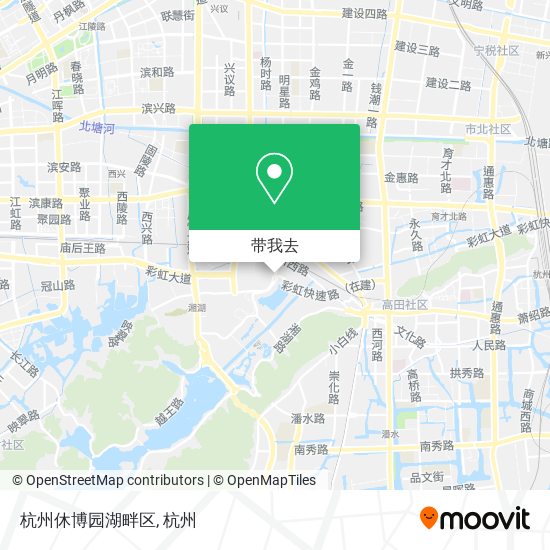 杭州休博园湖畔区地图