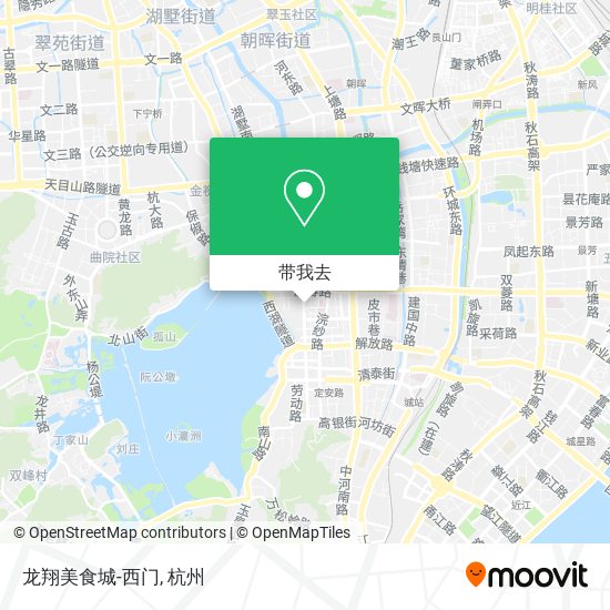 龙翔美食城-西门地图