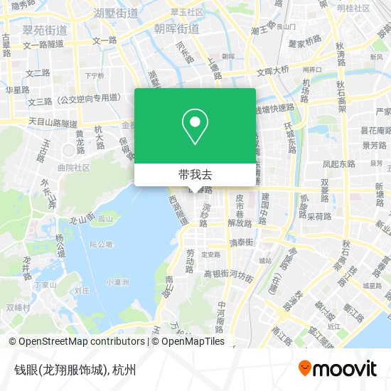 钱眼(龙翔服饰城)地图
