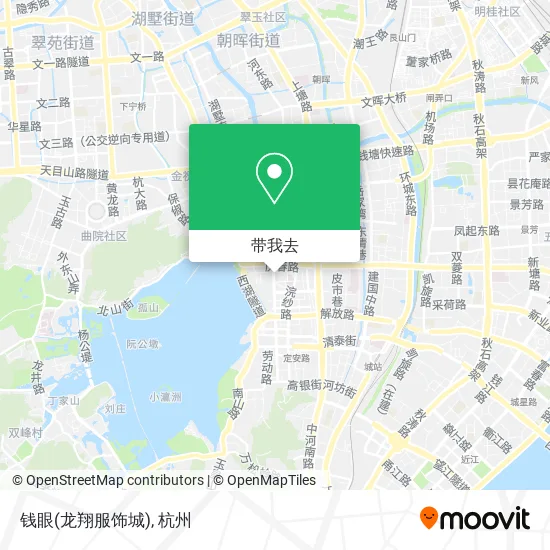 钱眼(龙翔服饰城)地图