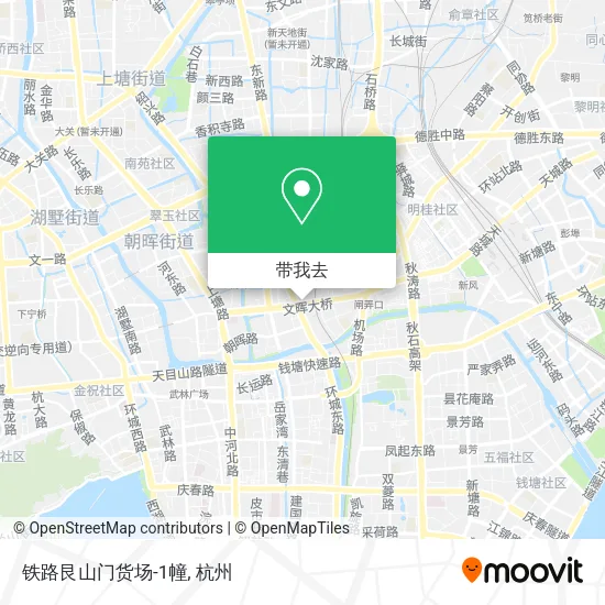铁路艮山门货场-1幢地图
