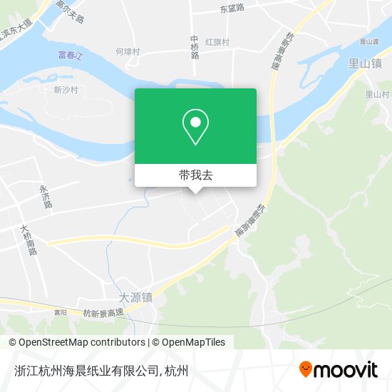 浙江杭州海晨纸业有限公司地图