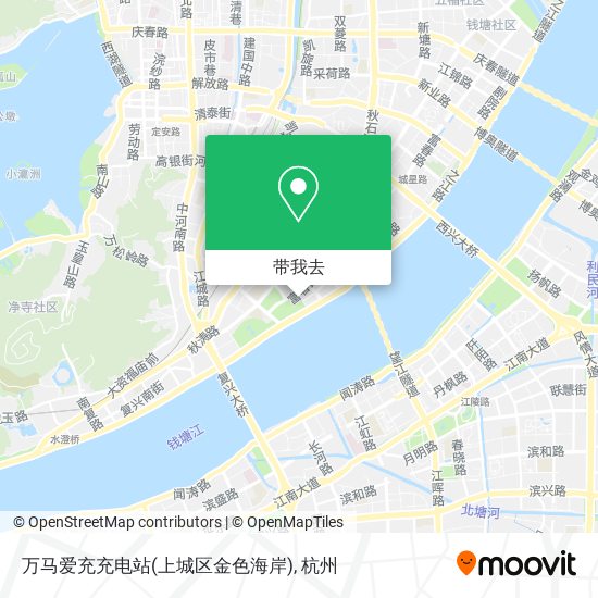 万马爱充充电站(上城区金色海岸)地图