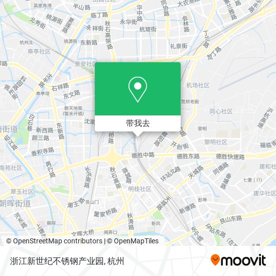 浙江新世纪不锈钢产业园地图