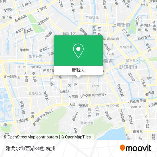 雅戈尔御西湖-3幢地图
