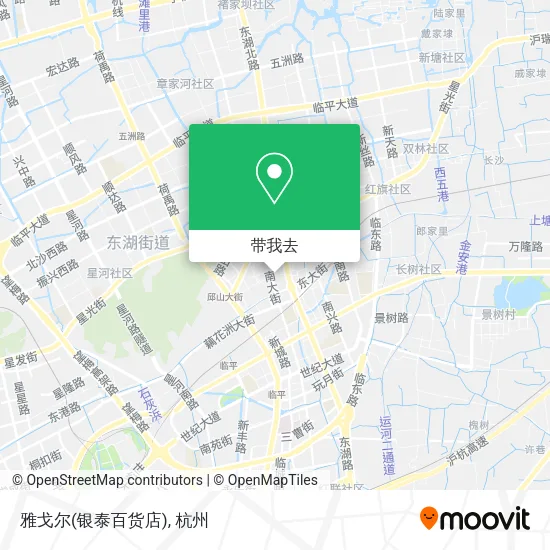 雅戈尔(银泰百货店)地图