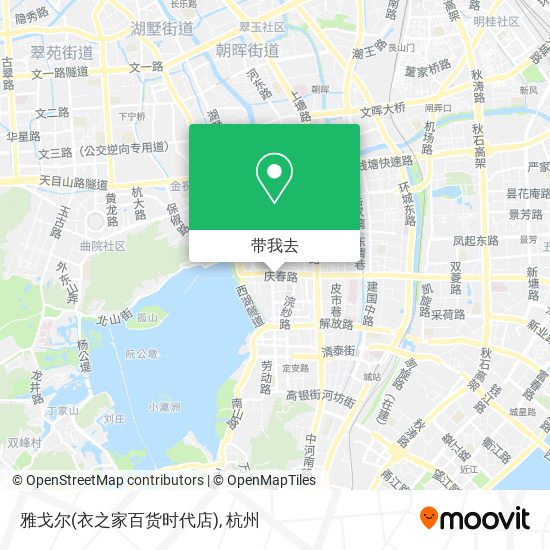 雅戈尔(衣之家百货时代店)地图
