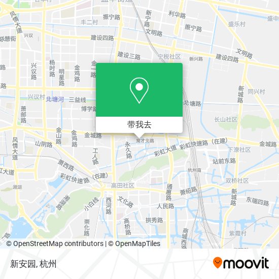 新安园地图