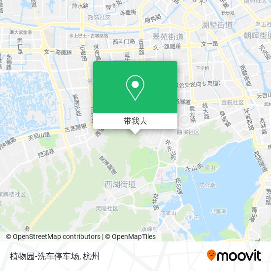 植物园-洗车停车场地图