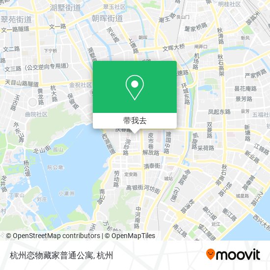 杭州恋物藏家普通公寓地图