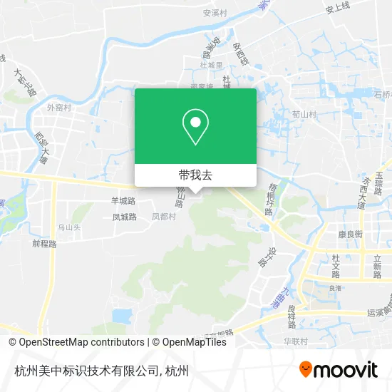 杭州美中标识技术有限公司地图