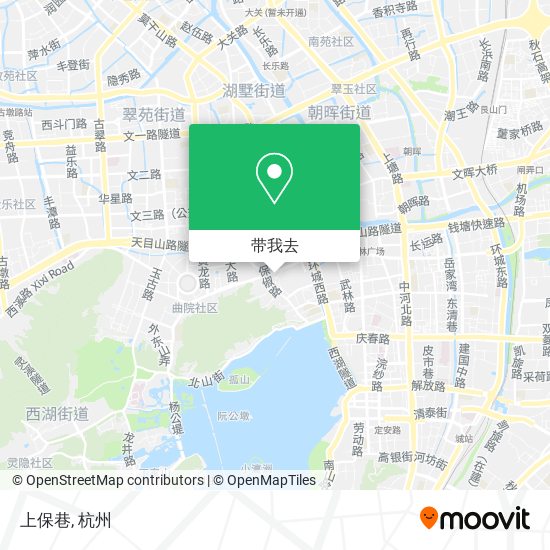 上保巷地图