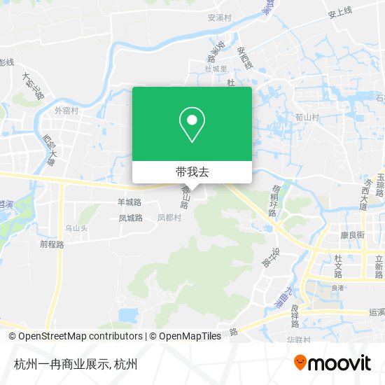 杭州一冉商业展示地图