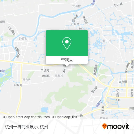 杭州一冉商业展示地图